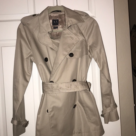 armani trench coat ladies